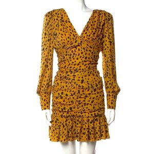 Ganni Leopard mini dress